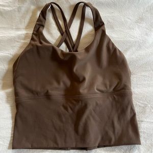 NVGTN mocha matrix bra top size medium